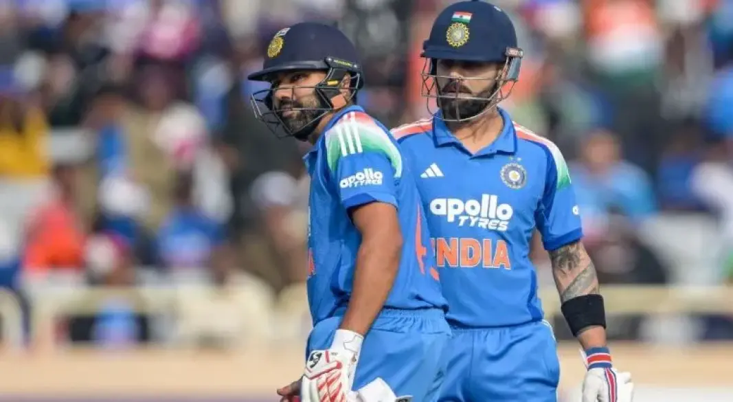 Rohit Sharma and Virat Kohli are the no.1 and no.2 ranked ODI batters in the ICC rankings